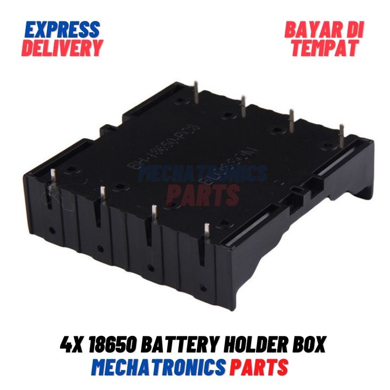 4X 18650 BATTERY HOLDER BATERAI CASE BATERE BOX KOTAK BATRE