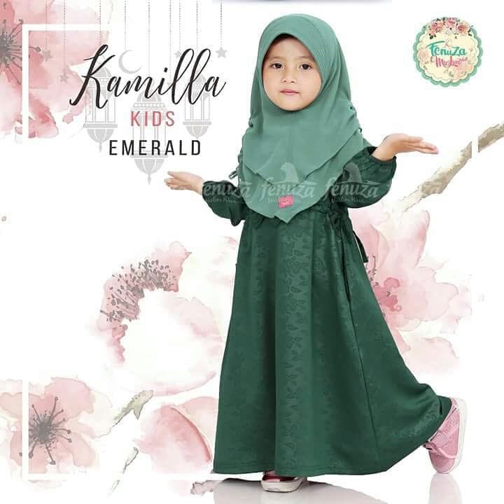 TOP BEST SELLER Gamis Fenuza Kamila Series Anak Emerald - baju gamis wanita busana