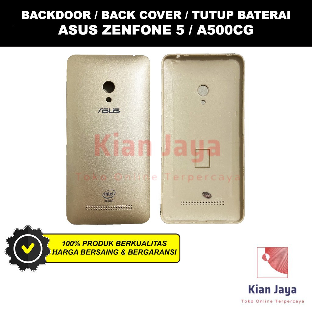 Backdoor Asus Zenfone 5 / A500CG Back Cover Tutup Belakang Baterai Cassing Casing Backcase Original