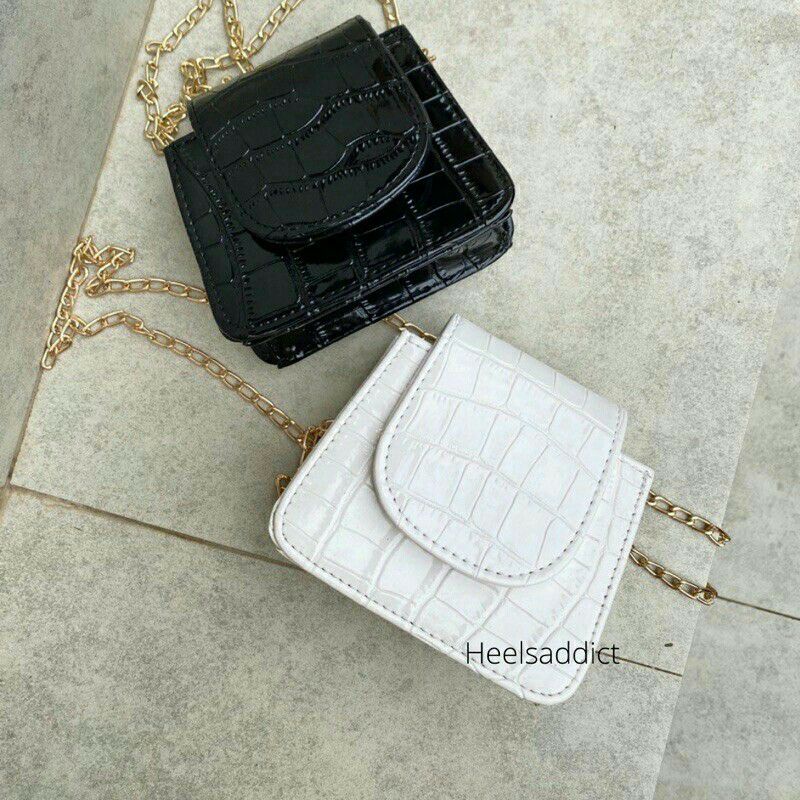 Tas Selempang MINI CROCO  / selempang wanita / selempang mini kondangan