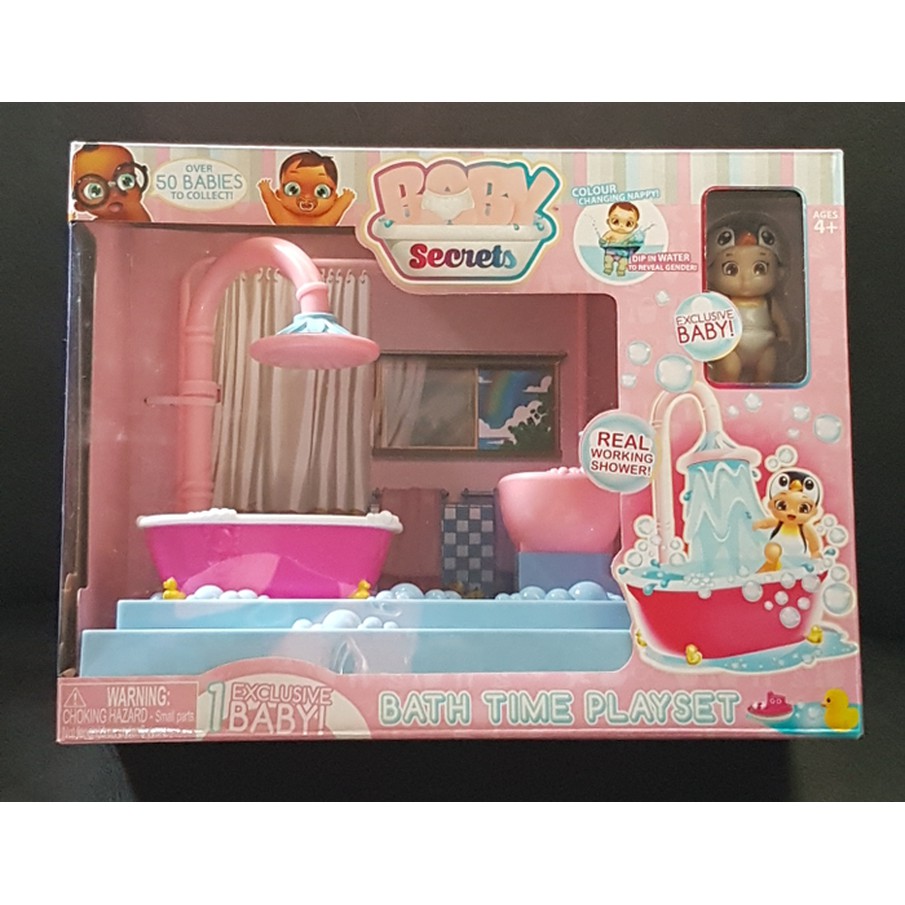 baby secrets bath time playset