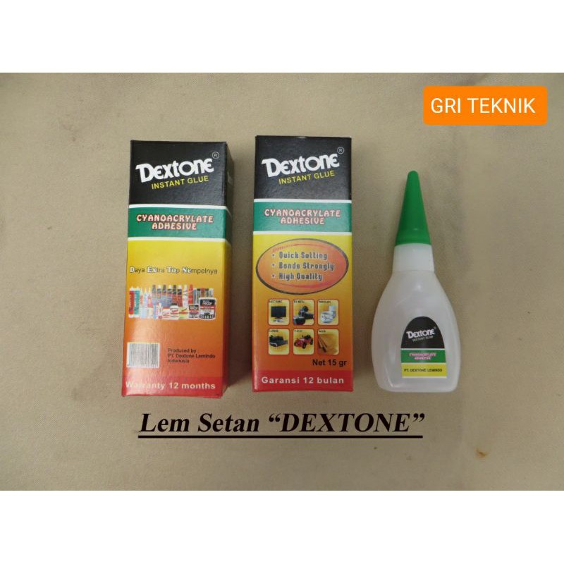 

LEM SETAN - LEM SETAN DEXTONE / LEM KOREA / LEM TETES INSTANT GLUE / DEXTONE INSTANT GLUE / CYANDACRYLATE AADHESIVE