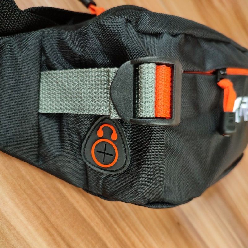 Tas Waistbag Pria Outdoor logo bordir bahan premium distro