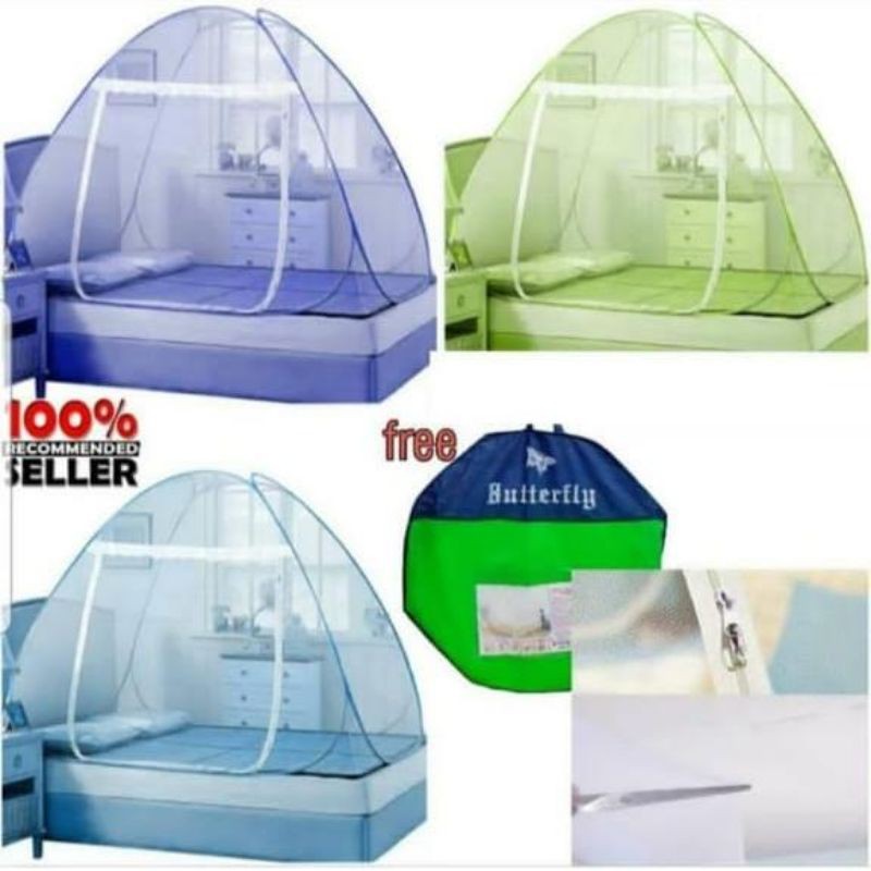 Tenda anti nyamuk/kelambu tenda/Kelambu anti nyamuk/tenda antinyamuk lipat/ tenda kasur uk 180×200cm