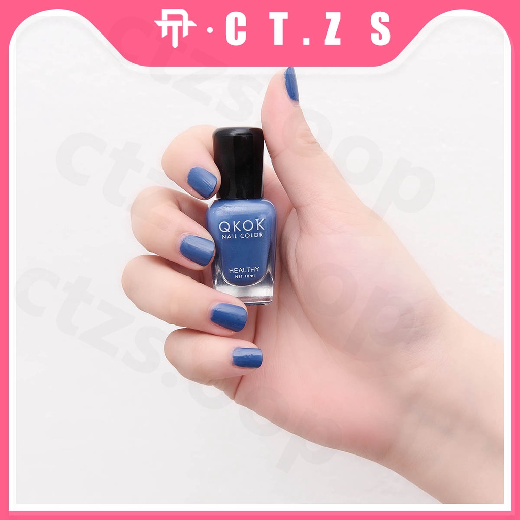 【CT】Ready Stock QKOK Banyak Warna Kuteks  Cat Kuku Nail Polish Halal  muslimah 10ml