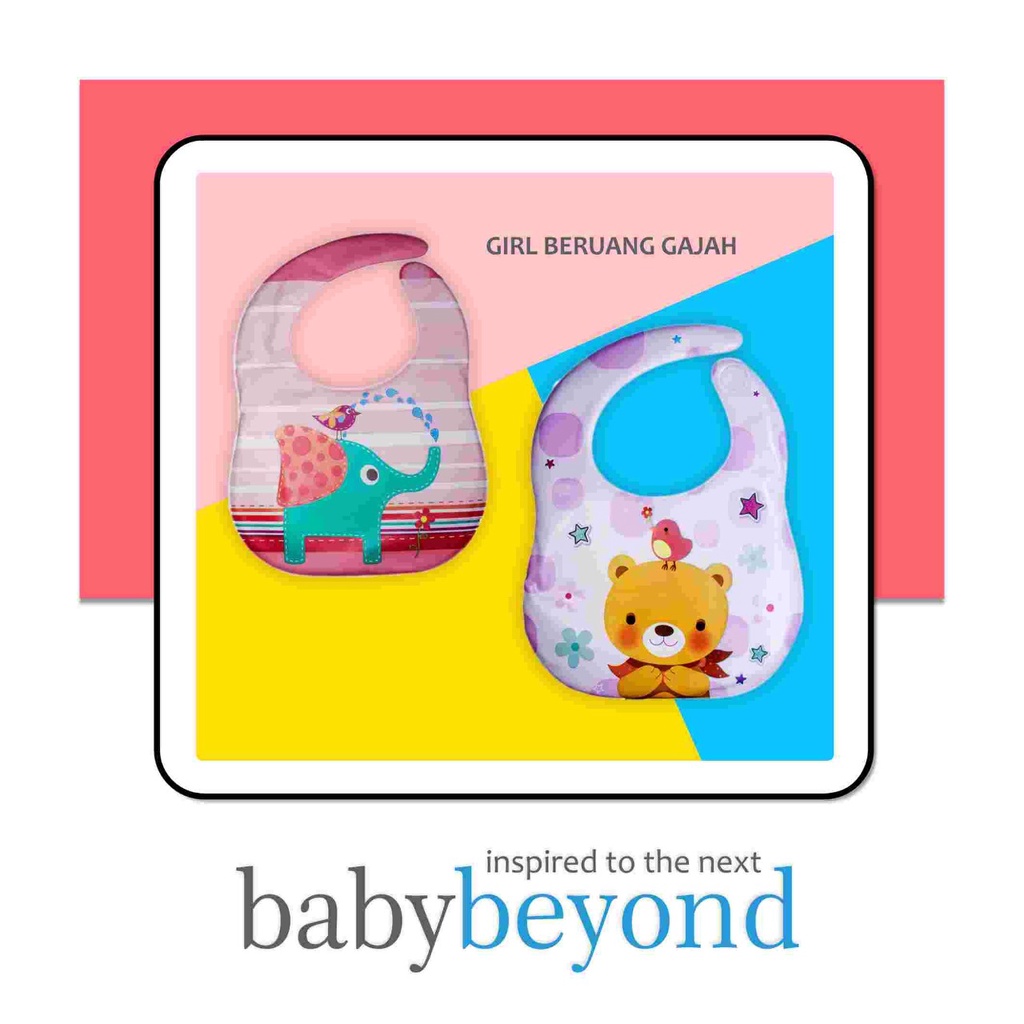 BABY BEYOND ECO EVA BIB 2PK [ BB1025 ]