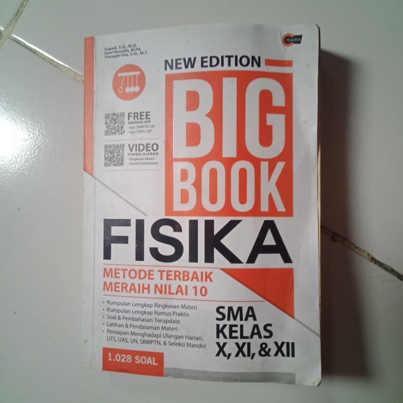 Preloved buku big book fisika sma materi dan soal kelas x xi xii lengkap mudah dipahami kurikulum 20