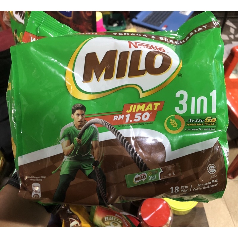Milo 3in1 Malaysia 18stick
