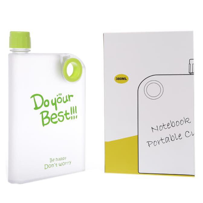 Botol Minuman Unik/Notebook Portable Cup/Botol Minuman Portable-Grey