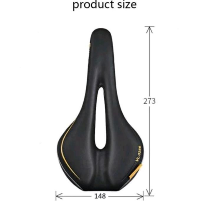 Spesial Velo Saddle Terbaru - Sadel Velo Vl-3256 Tengah Bolong - Desain Cakep Promo