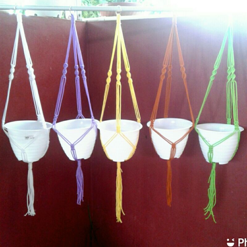 Gantungan pot / Tali kur / tali pot ( TANPA POT )