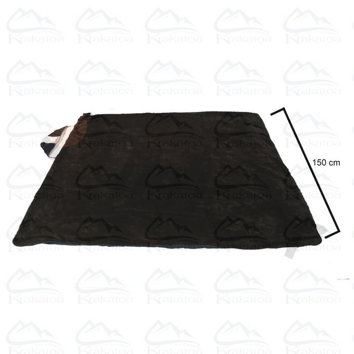 【Bisa COD】 Sleeping Bag 3 Lapis Polar Dacron Tebal 4 OZ + Matras + Bantal Angin ~ Kantong Tidur