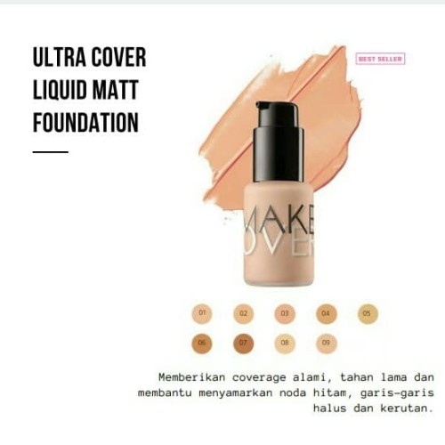 Make Over Ultra Cover Liquid Matt Foundation