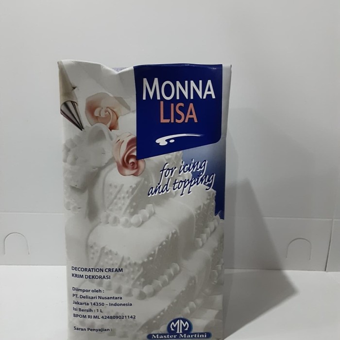 

Jual Monnalisa Decoration Cream For Icing & Topping 1Ltr