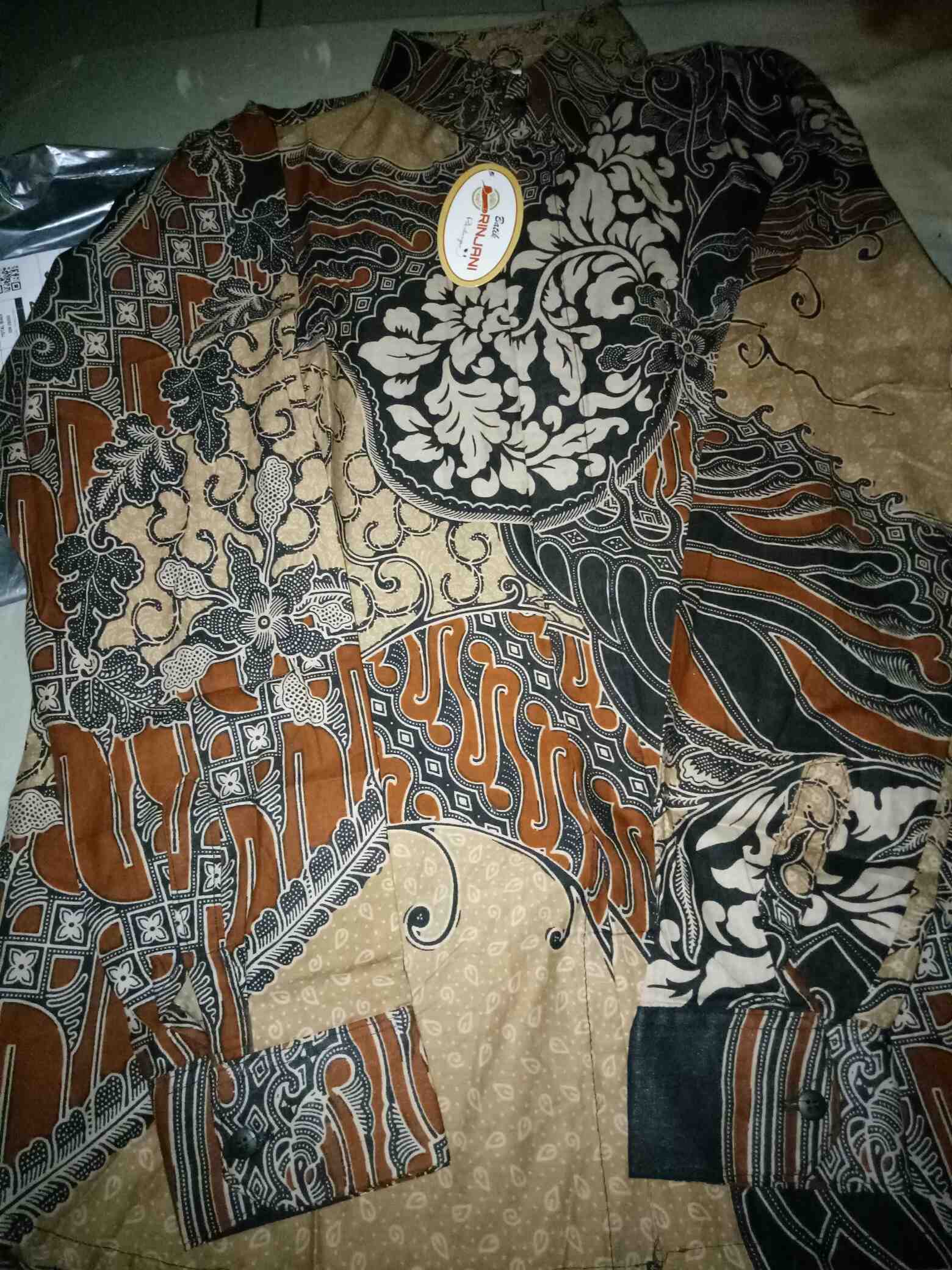 Baju Batik Pria Slimfit Big Size M L Xl Xxl Atasan Kemeja Batik Lengan Panjang Original