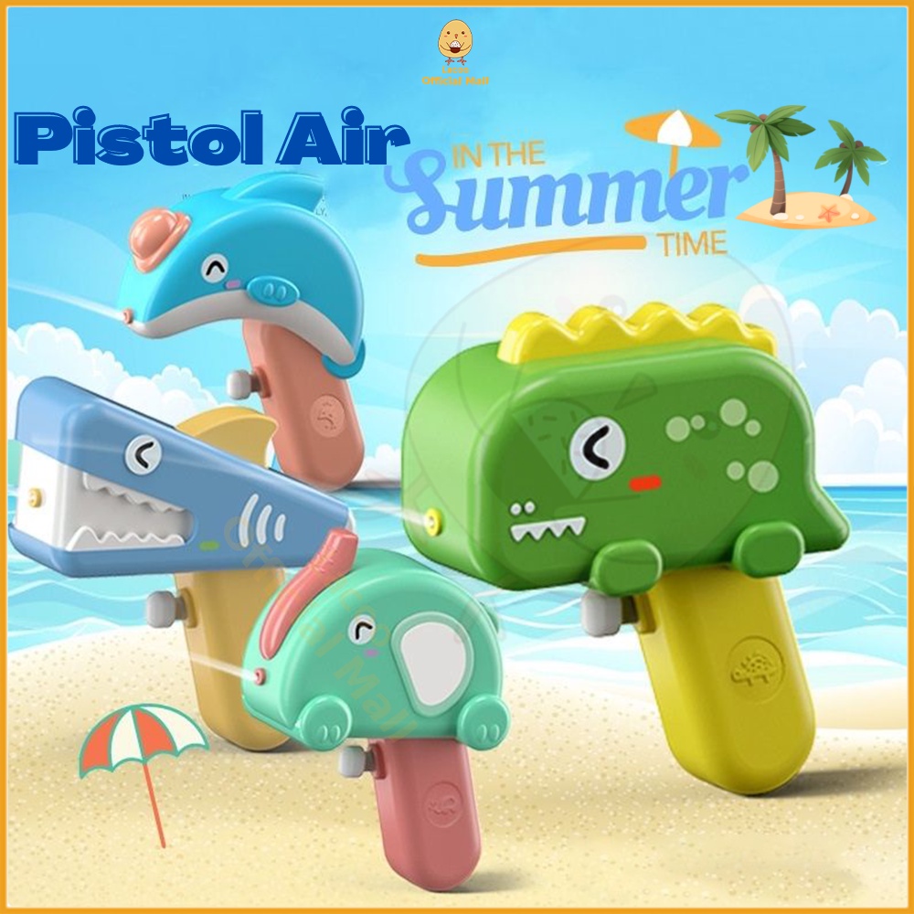 Lacoo Pistol air mainan anak lucu Water gun dinosaurus Pistol tembak air Watergun