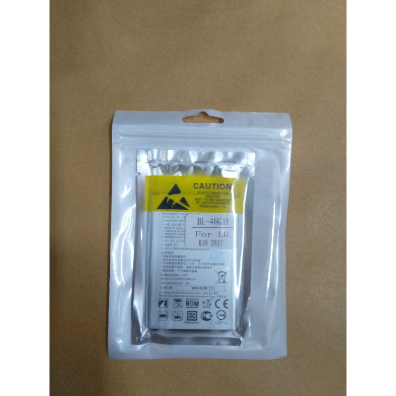 Baterai LG K10 2017 / BL 46G1F Original 100%