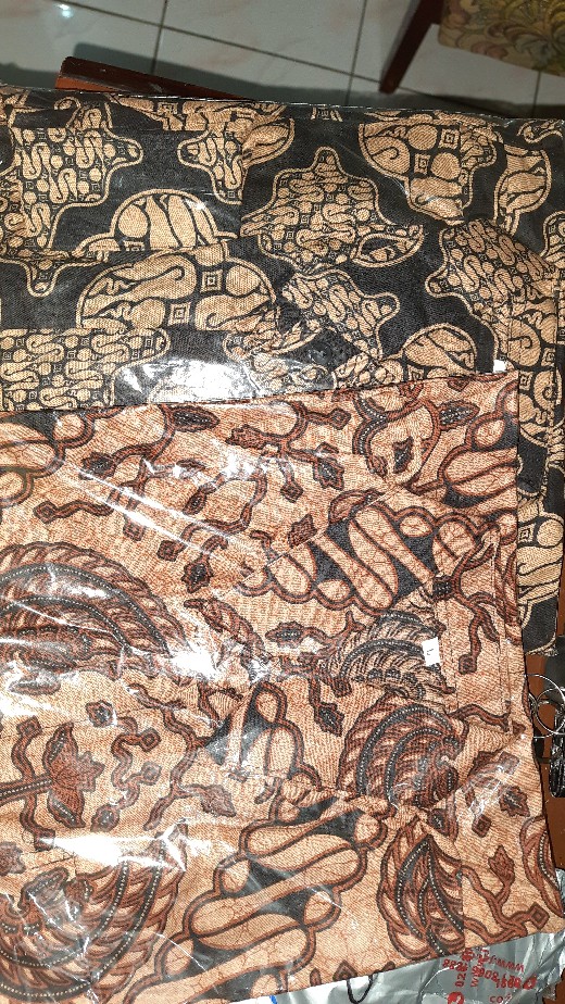 Bswart Batik Hrb026 Kenongo Hem Pendek Padi Pekalongan M L Xl Batik Pria Murah Modern Grosir Batik
