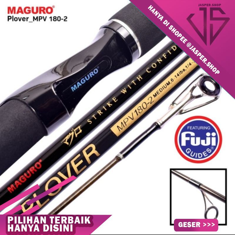 DISKON MURAH joran Maguro Plover 180Cm | 6-14Lb | Full FUJI