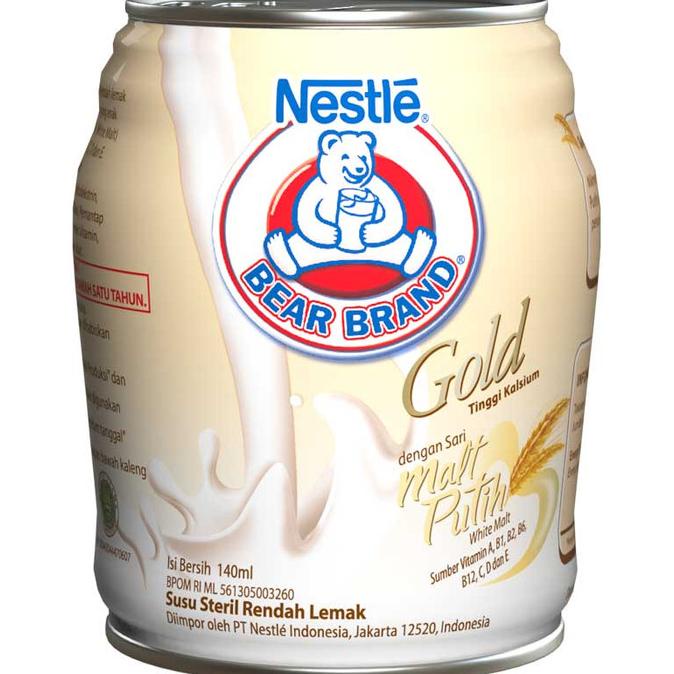 

[COD] Susu Beruang Bear Brand Gold Malt Putih isi 24 pcs [COD]