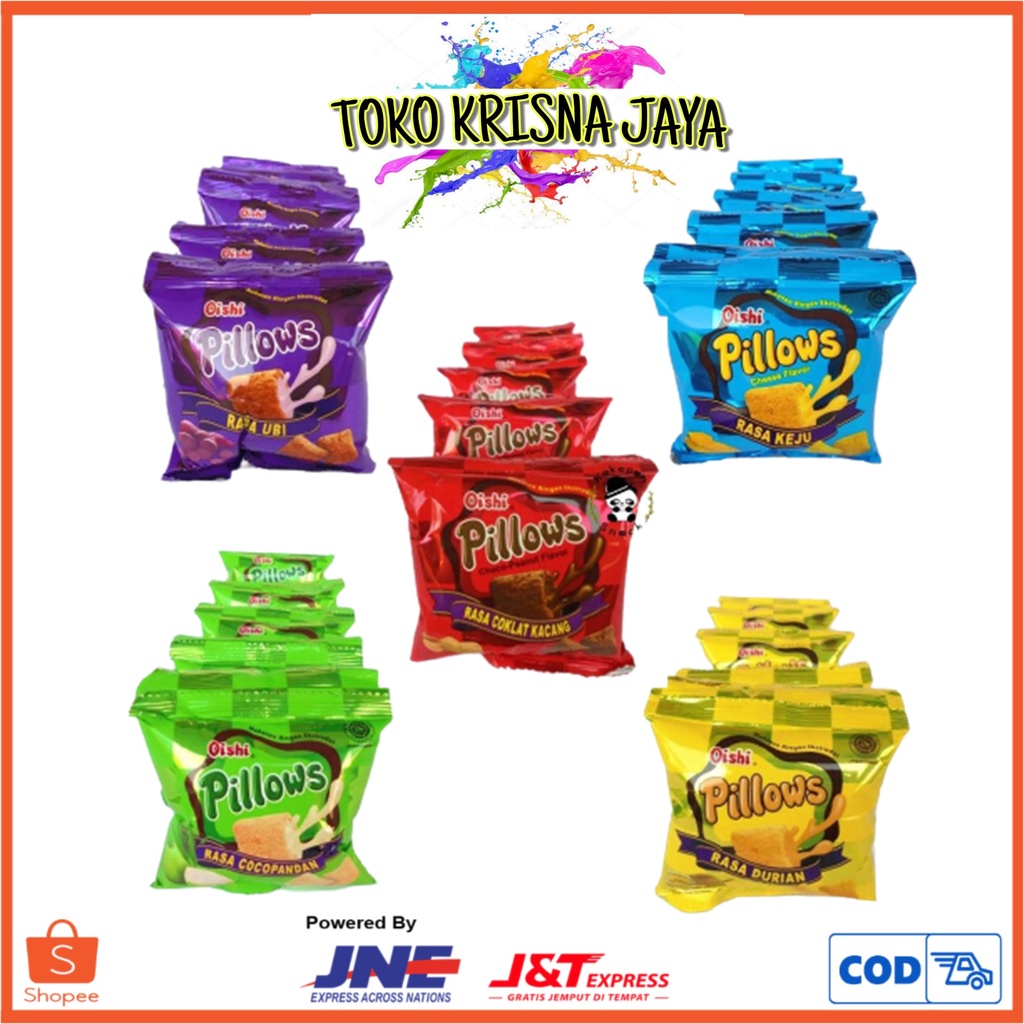 

OISHI PILLOWS SACHET RENCENG NETTO 20 PCS X 7 GR