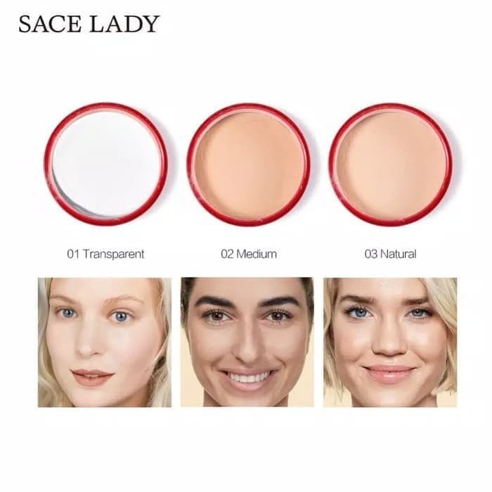 SACE LADY Matte Loose Powder Setting Powder Bedak Tabur ORI