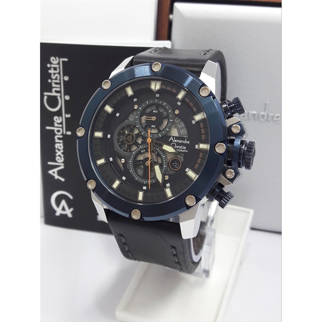 Dijual Jam Tangan Pria Alexandre Christie Original AC 6416 MC BLSVBE Murah