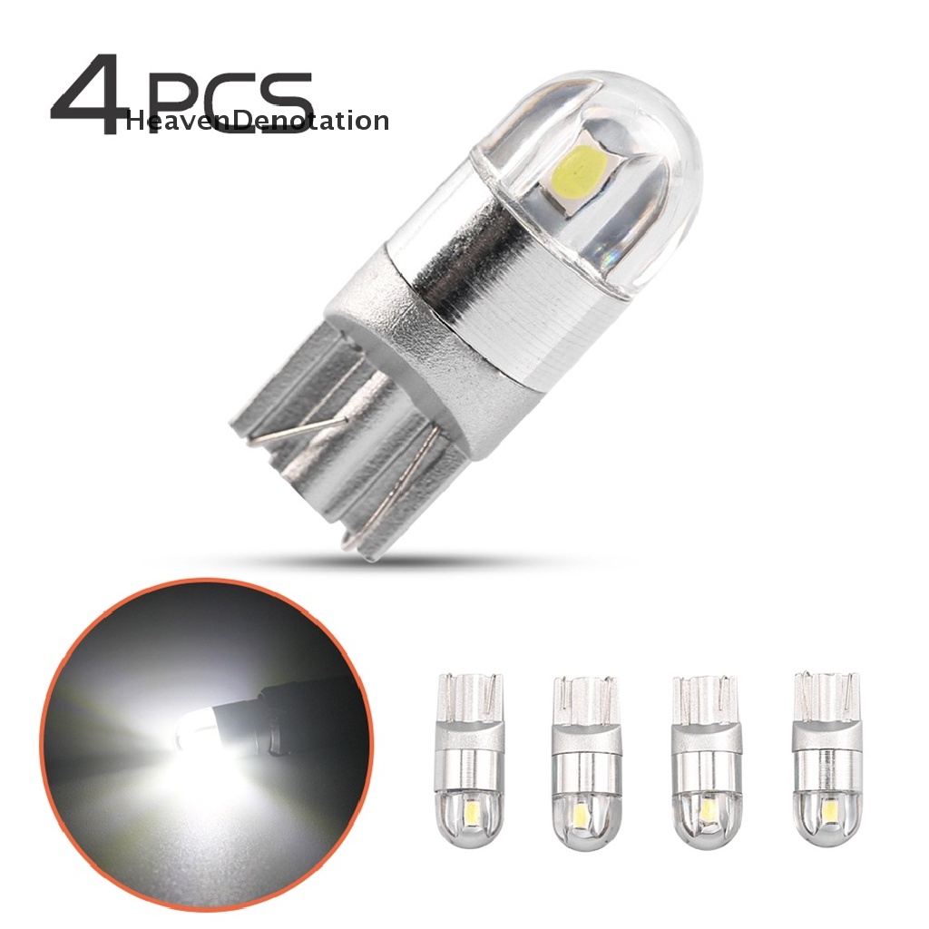 4pcs Lampu Led T10 Osram 3030 2smd W5W 192 168 12v Dc Warna Putih Untuk Interior