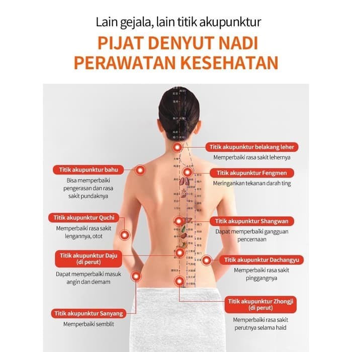 Alat Pijat Shiatsu akupuntur Pijit Massage Leher Kepala Paha punggung