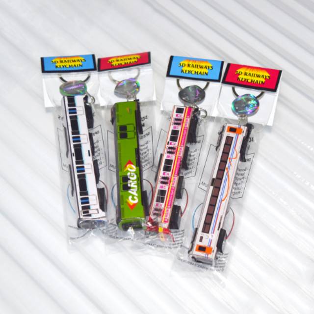 MINIATUR KERETA API GANTUNGAN KUNCI UNIK KECYHAIN DIECAST MAKET MINIATURE 3D GANCI MAINAN-1