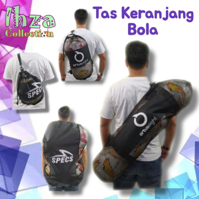 Tas Bola Sepak | Tas Olahraga | Tempat Bola Sepak Sepakbola Volley Voli Volly Size 5 | Keranjang Bol
