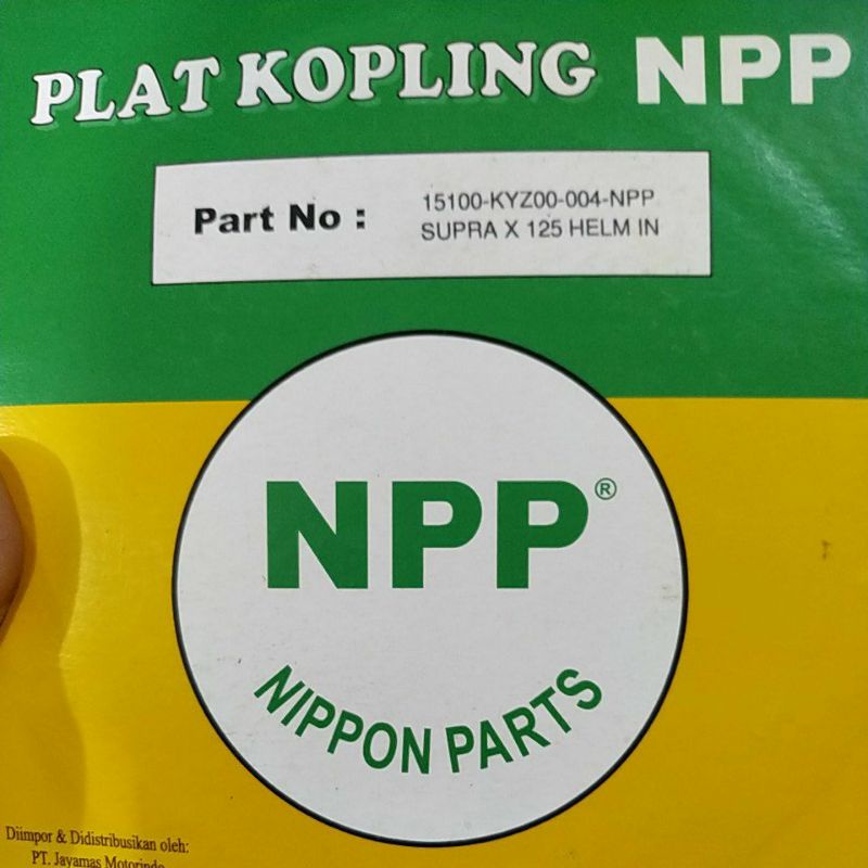 plat / kampas kopling supra x 125 helm in, supra x 125 fi injeksi  NPP