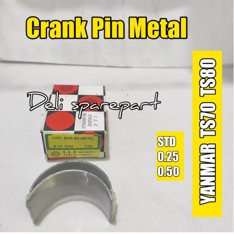 Crank pin metal CPM yanmar Ts70 Ts80 std dan oversize