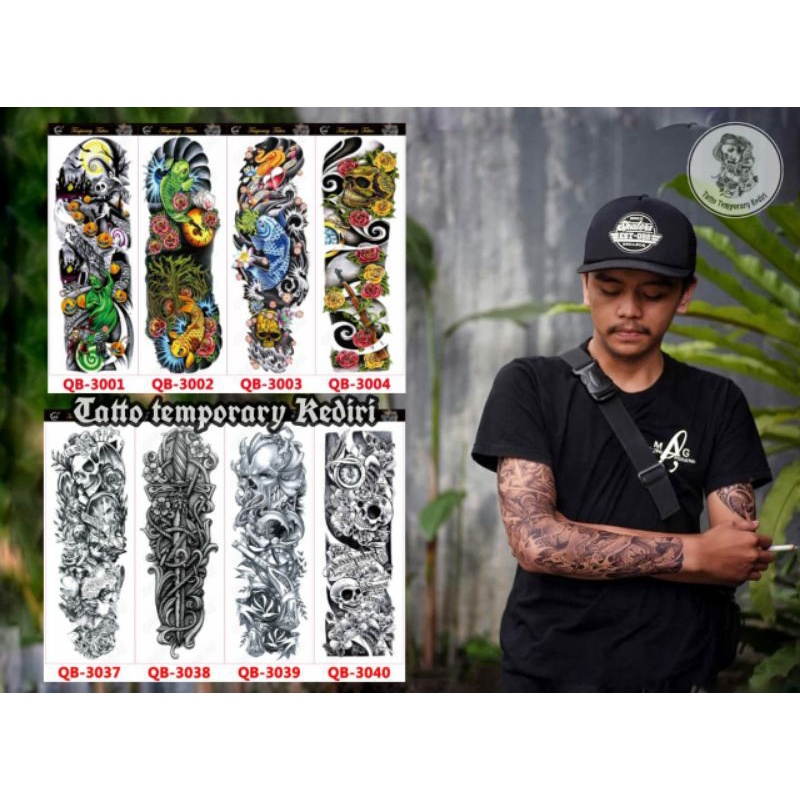 TATTO TEMPORER FULL TANGAN / TATTO SEMENTARA / TATO TEMPORARY