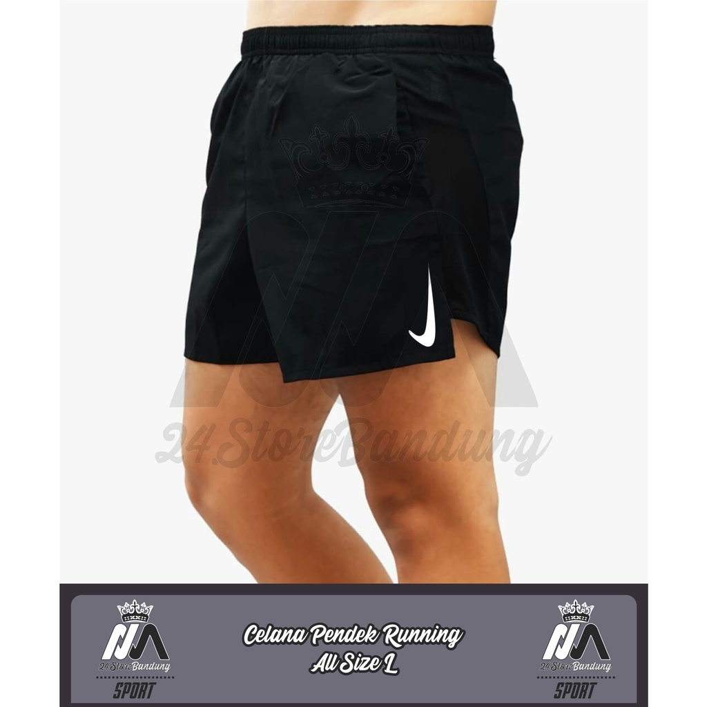 Celana Lari Pria CHALLENGER Running Shorts Celana Pendek Gym Size M/ L/XL/XXL/XXXL