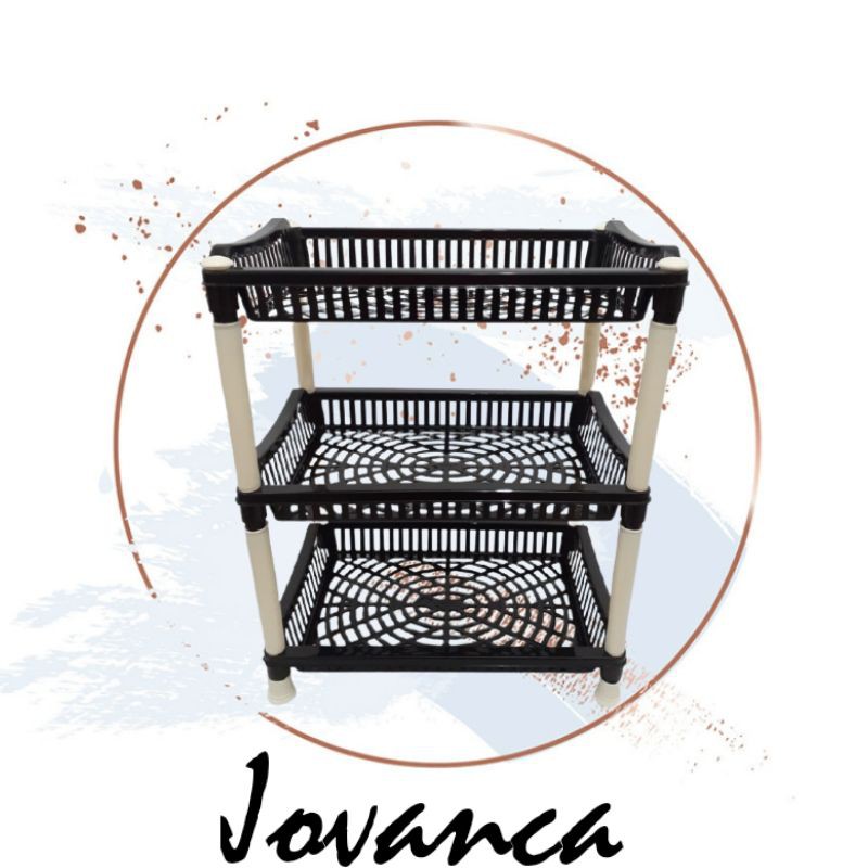 Rak plastik serbaguna monas susun 5 / rak dapur plastik susun 4 / rak bumbu / rak multifungsi