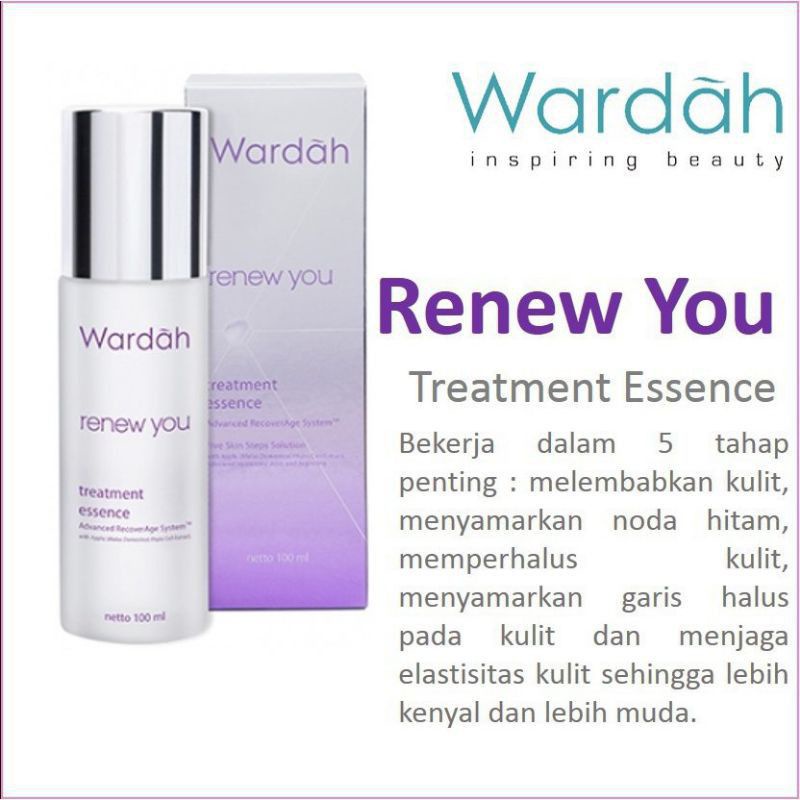 Wardah Renew You anti aging series