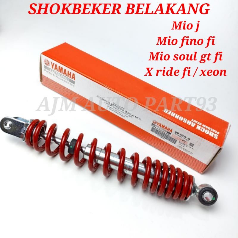 SHOCKBEKER BELAKANG MIO J FINO FI SOUL GT 115 X RIDE XEON 54P (MERAH)