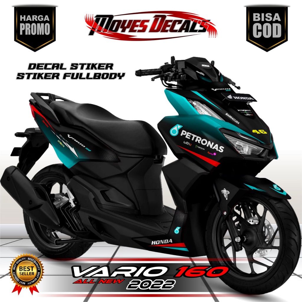 Decal Vario New 160 2022 Stiker Honda Vario 160 Decal Siker Striping Vario 160 Fullbody Petronas