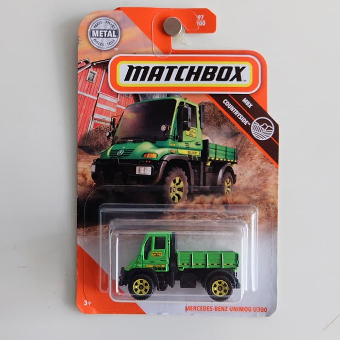 MATCHBOX MBX - MERCEDES-BENZ-UNIMOG-U300 HIJAU