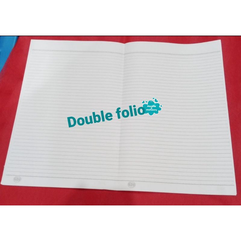 SiDU Double Folio Bergaris 100 Lembar