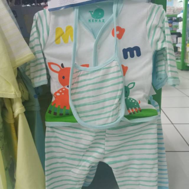 Setelan Baju Bayi Cowo Baby Lucky 3-6 bulan