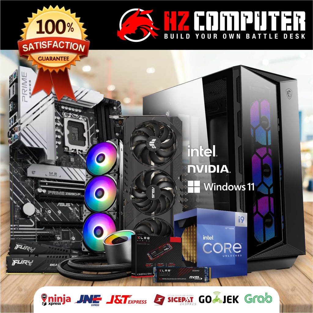 PC GAMING - Intel Core i9 12900K - RTX 3090 24GB - SSD 2TB NVMe Gen 4