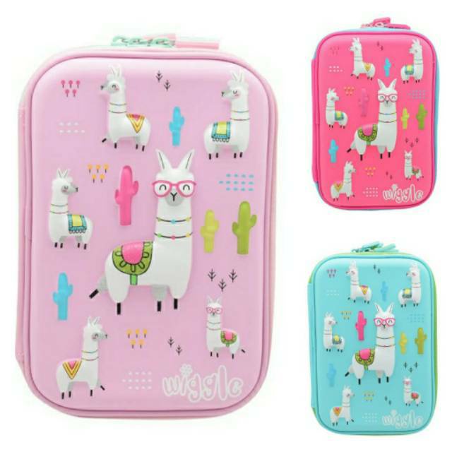 [Clearance] WIGGLE Pen Case / Tempat Pensil - Cewe