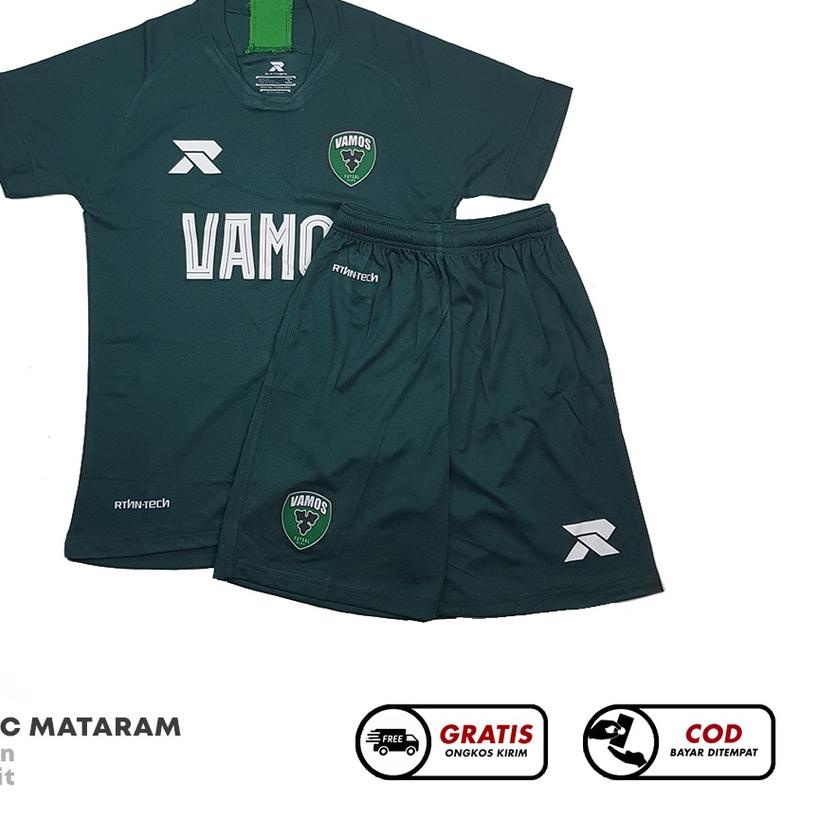♔ RATHEN - Jersey Vamos FC Mataram fantasy kit Hijau ➪