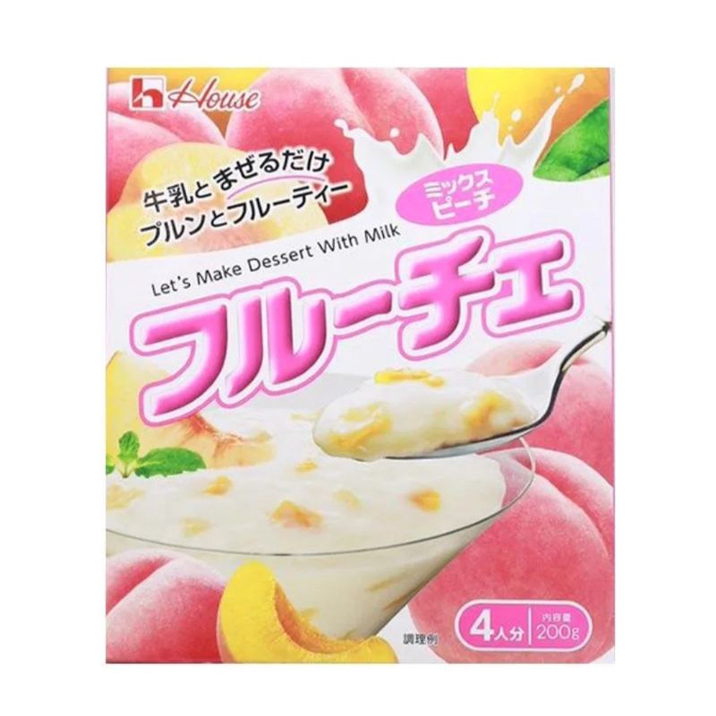 

HOUSE FRUCHE MIX PEACH 200gr/ Serbuk Jelly/ Import