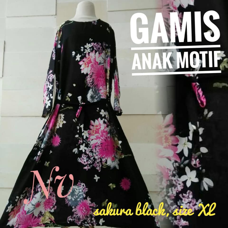 BAJU ANAK GAMIS MOTIF (XL)