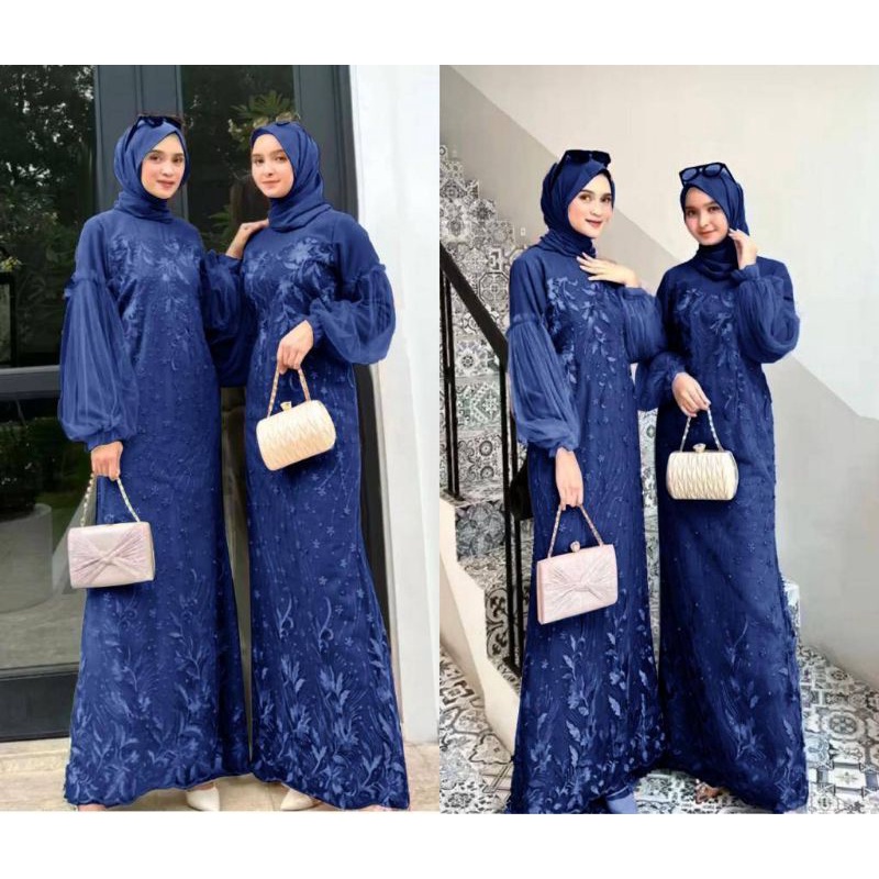 MAXI MODELA /GAMIS FULL BRUKAT /GAMIS TILLE MUTIARA /GAMIS KONDANGAN /GAMIS UNDANGAN