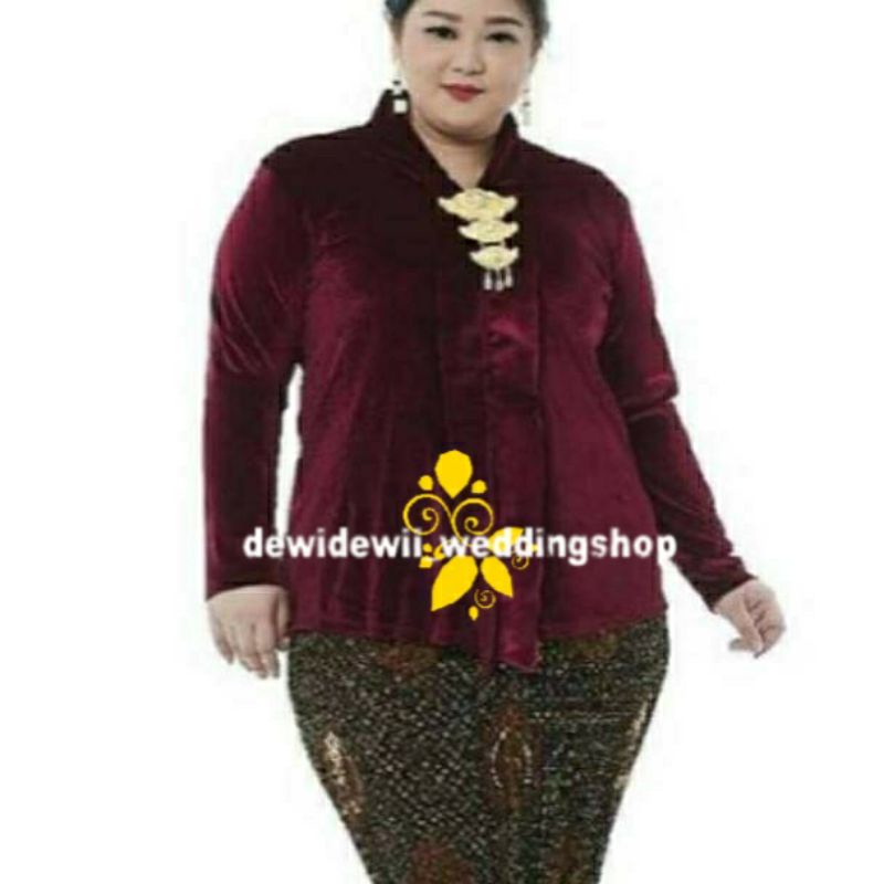 Kebaya JUMBO - Bludru Kutubaru/ Kartini