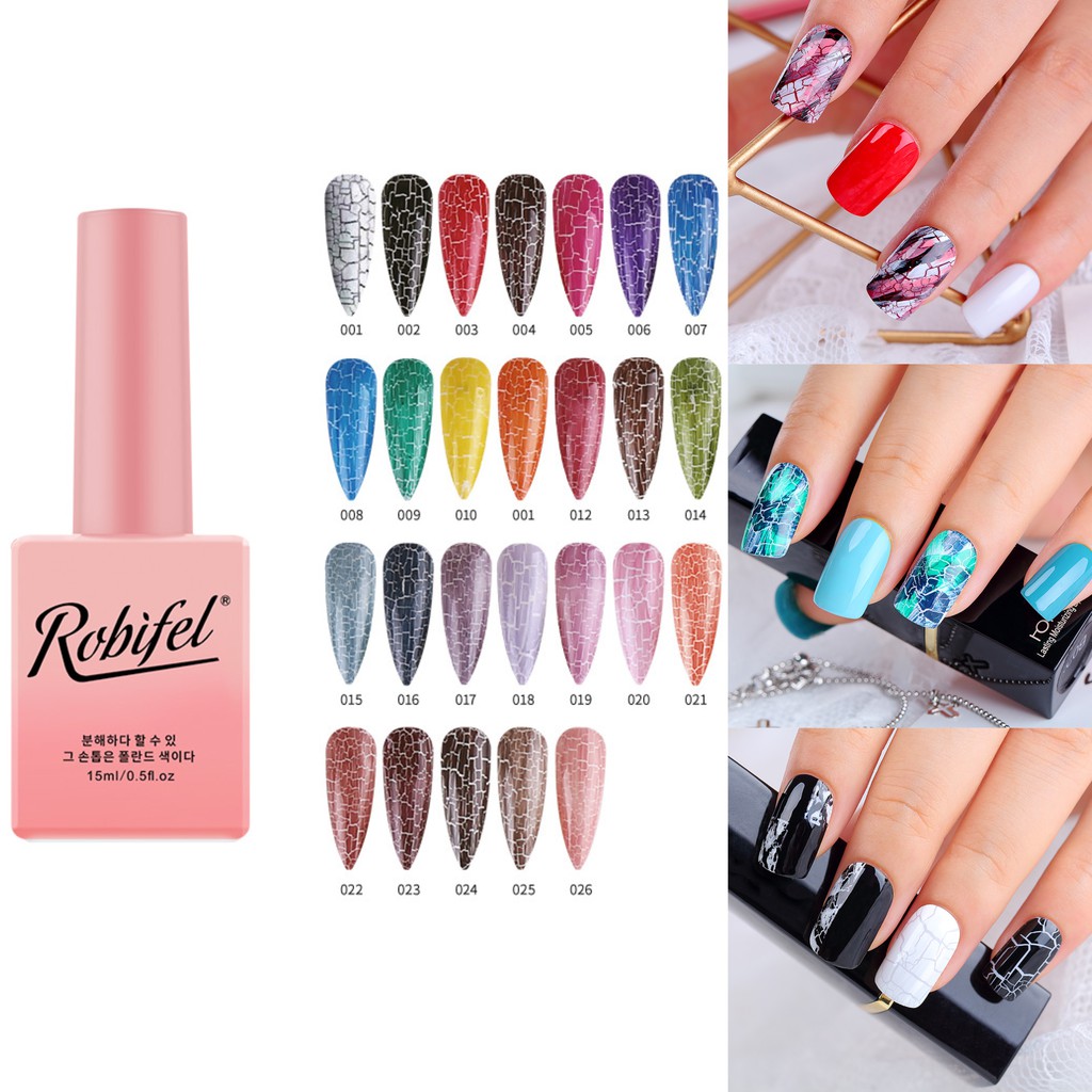 ROBIFEL CRAKE GEL NAIL GEL POLISH 15ml